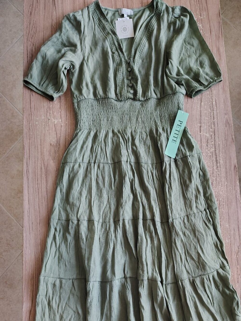NWT! J Gee Green Dress Size XLP